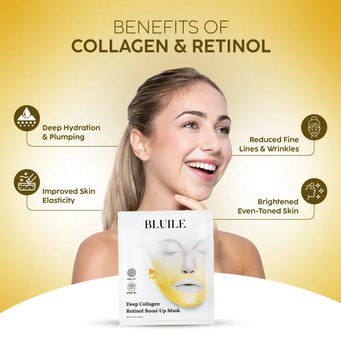 Deep Collagen Retinol Face Lift Mask - (Pack of 4)