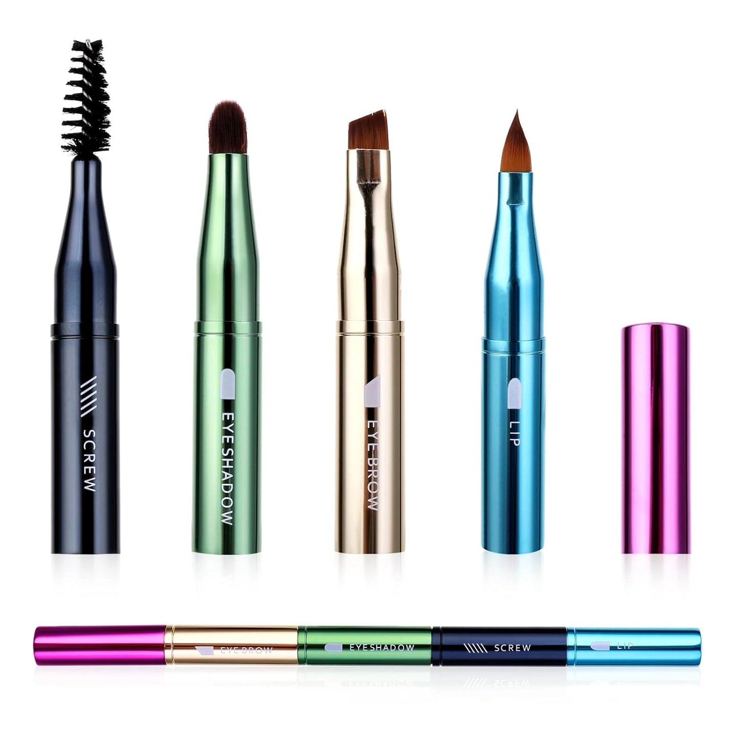 4 in 1 Stackable Eye Brush Set
