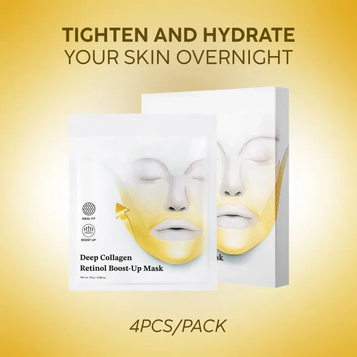 Deep Collagen Retinol Face Lift Mask - (Pack of 4)