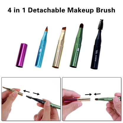 4 in 1 Stackable Eye Brush Set