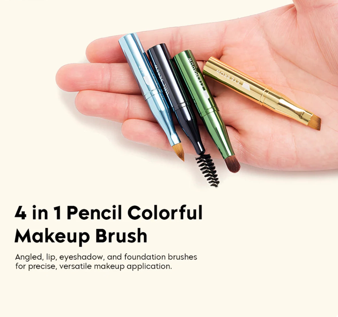 4 in 1 Stackable Eye Brush Set